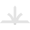 Ekena Millwork Redmond Architectural Grade PVC Gable Bracket, 72"W x 42"H x 2"D x 6"F, 14/12 Pitch GBP072X42X0206RED00 - alternate 4